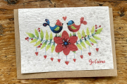 les cartes de Lulu "je t'aime"(oiseaux)
